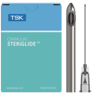 TSK STERiGLIDE Cannula 27G x 50mm (2″) SGC-27050-020 formerly known as PRC-27050ISG (1 Box of 20 Cannulas)